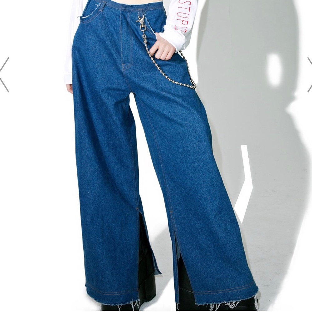 Oversized Denim Pants